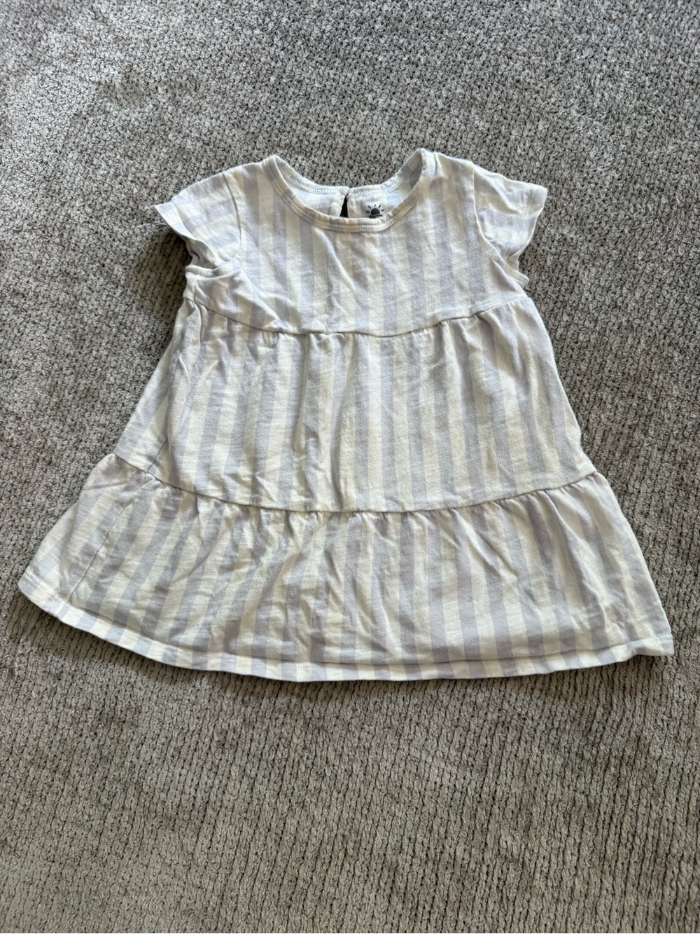 Little Co. By Lauren Conrad Organic Cotton Stripe Tiered Baby Dress 12M
